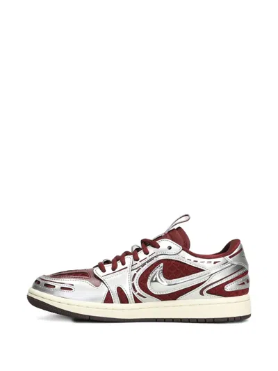 Nike Air Jordan 1 Low Method Of Make Sneakers In Burgundy