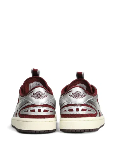 Nike Air Jordan 1 Low Method Of Make Sneakers In Burgundy