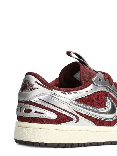 Nike Air Jordan 1 Low Method Of Make Sneakers In Burgundy