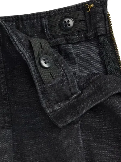 Polo Ralph Lauren A-line Denim Skirt In Black