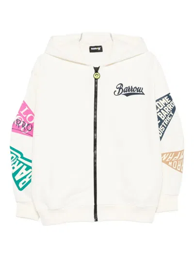 Barrow Zip-up Hoodie In Neutral