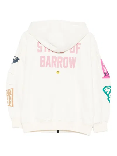 Barrow Zip-up Hoodie In Neutral