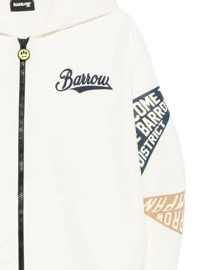Barrow Zip-up Hoodie In Neutral