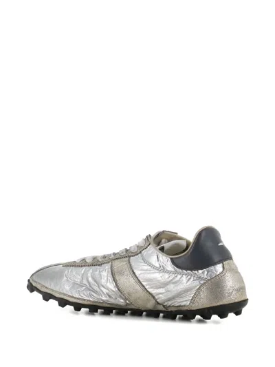 Maison Margiela Sprinters Nylon And Leather Low-top Sneakers In Multi