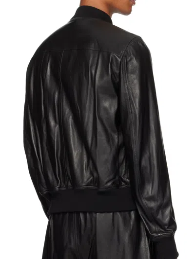 Rick Owens Bauhaus Flicht Jacket In Black