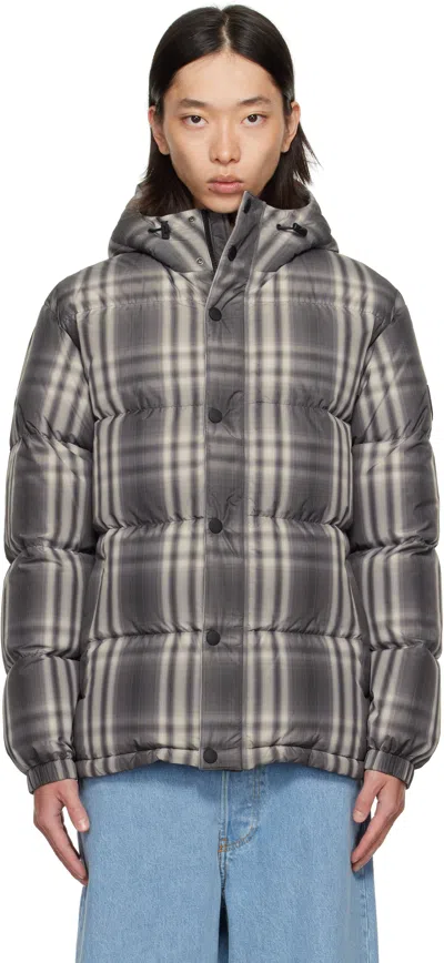 Burberry Hooded Down Jacket Quilted Design