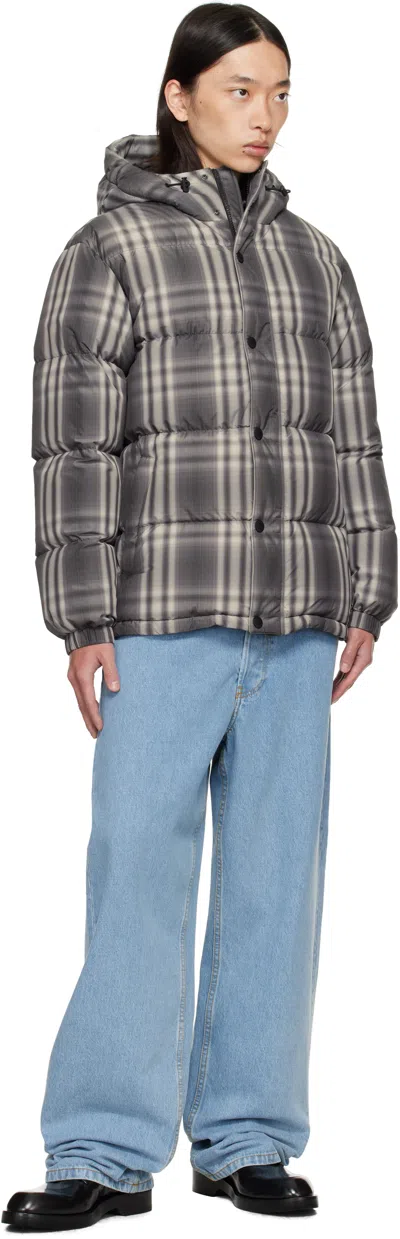 Burberry Hooded Down Jacket Quilted Design