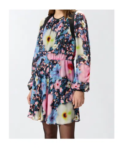 Pinko Agretti Minikleid Mit Blumen-print In Multi