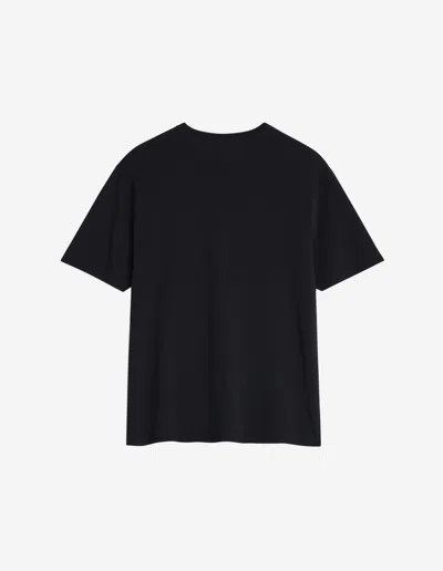 Maison Kitsuné Maison Kitsune Fox Head T Shirt In Black