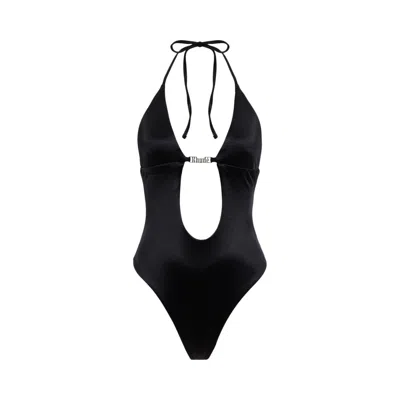 Pre-owned Rhude Rimini One-piece Swim 'black' | Women's Size Xs
