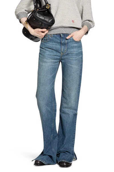 Chloé Chloe Women Wide-leg Jeans In Blue