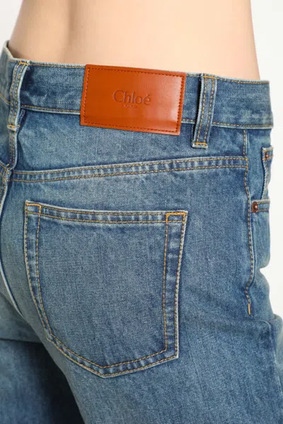 Chloé Chloe Women Wide-leg Jeans In Blue