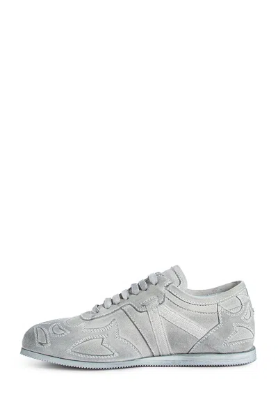 Ann Demeulemeester Milton Low-top Boxing Sneakers In Gray