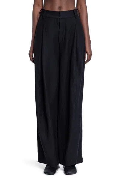 Uma Wang Paw Tailored Pants In Black