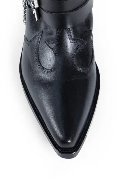 Ann Demeulemeester Finnbo Santiago Boots With Belts In Black