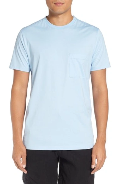 Shop Vilebrequin Pocket T-shirt In Sky Blue