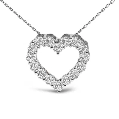 Haus Of Brilliance 14k 0.50 Ct. Tw. Lab-grown Diamond Pendant Necklace In Metallic