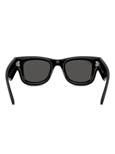 Ray Ban Ray-ban Wayfarer Puffer 47mm Small Square Sunglasses In Black