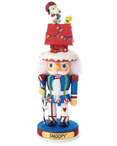 Kurt Adler 12-inch Snoopy Hollywood Peanuts Snoopy Christmas Nutcracker In Multi