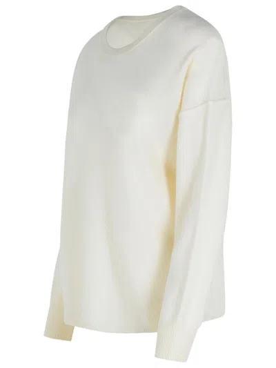 Colorush 'buenos Aires' White Cashmere Sweater In White
