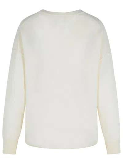 Colorush 'buenos Aires' White Cashmere Sweater In White