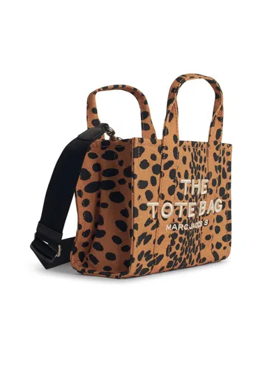 Marc Jacobs The Cheetah Canvas Small Tote Bag In Animal Print