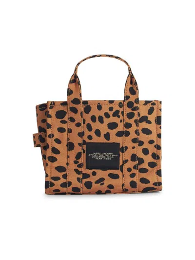 Marc Jacobs The Cheetah Canvas Small Tote Bag In Animal Print