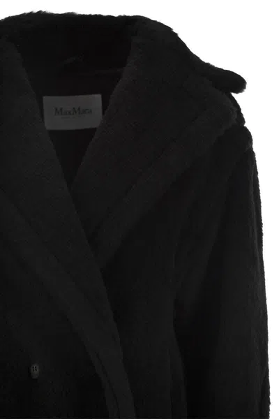 Max Mara "teddy Bear" Coat In Black