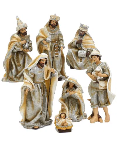 Kurt Adler Nativity Set In Multi