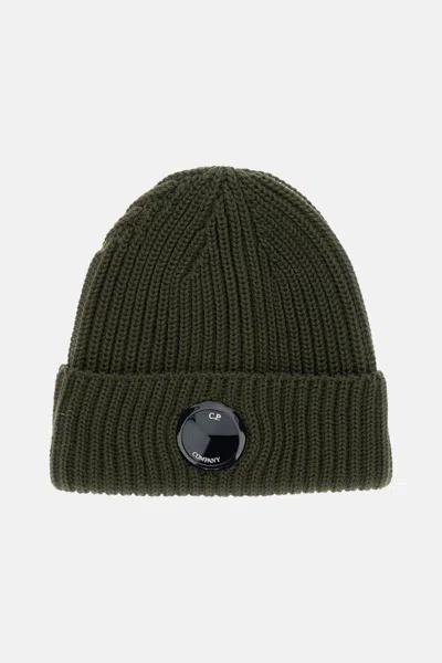 C.p. Company C.p.company Knit Wool Cap In Green