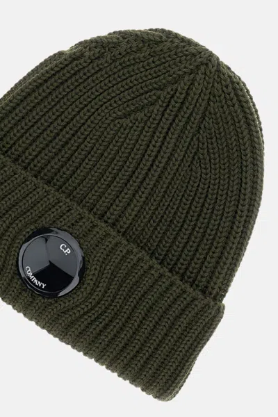C.p. Company C.p.company Knit Wool Cap In Green