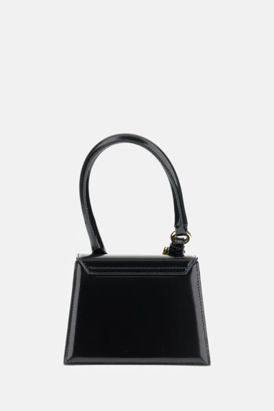 Jacquemus Medium Black 'the Chiquito' Handbag In Black