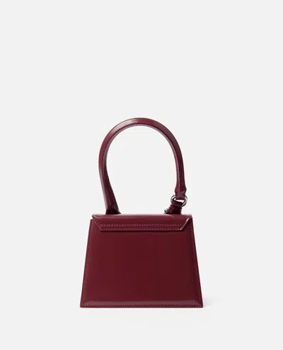 Jacquemus Womens Burgundy Medium Chiquito Buckle Leather Top-handle Bag In Red