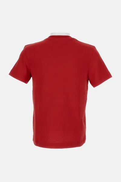 Jacquemus Short Sleeve Cotton T-shirt In Red