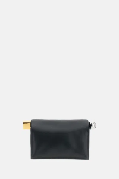 Jacquemus Womens Black La Pochette Rond Carre Clutch Bag In Black
