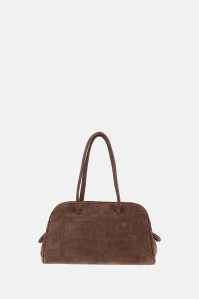 Jacquemus Dark Brown The Turismo Bowling Bag In Brown