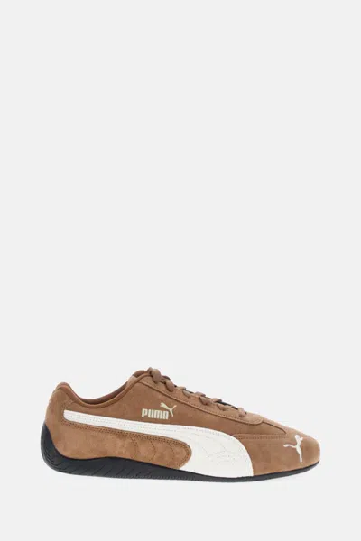 Puma Speedcat Og Brown/ivory Sneakers In Brown