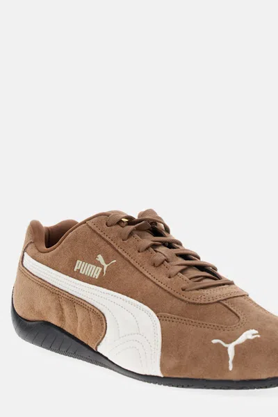 Puma Speedcat Og Brown/ivory Sneakers In Brown