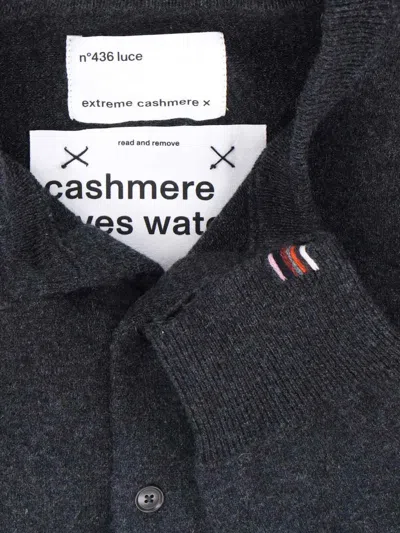Extreme Cashmere Cardigan In Gray