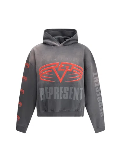 Represent Man Black Knitwear In Gray