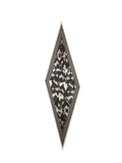 Pierre-louis Mascia Silk Printed Foulard In Multi