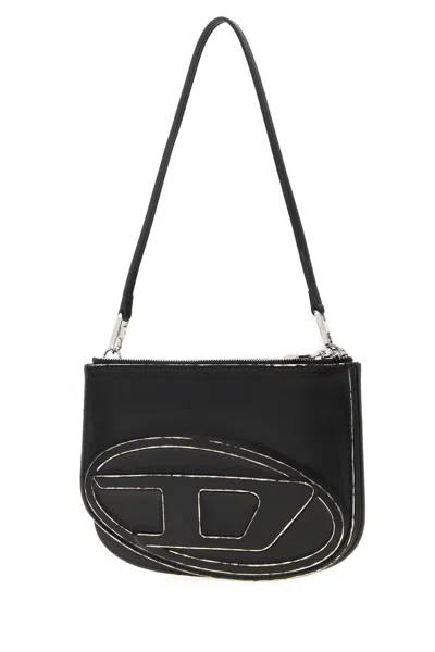 Diesel Borsa A Spalla 1dr In Pelle Nera  Donna In Black