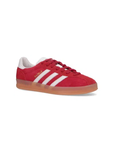 Adidas Originals Gazelle Indoor Sneakers In Red