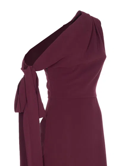 Solace London Irina Maxi Dress In Red