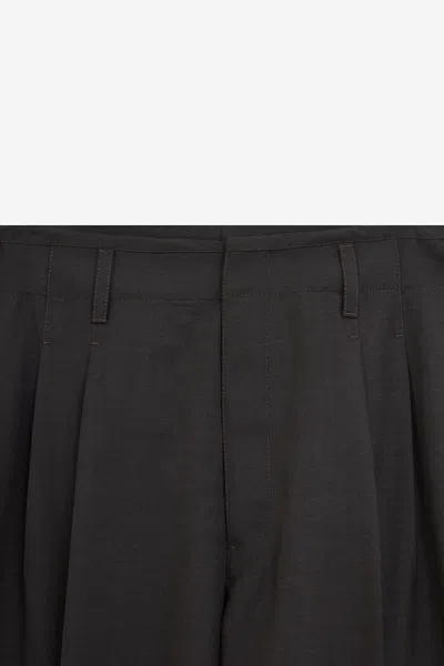 Lemaire Pleated Pants In Blue