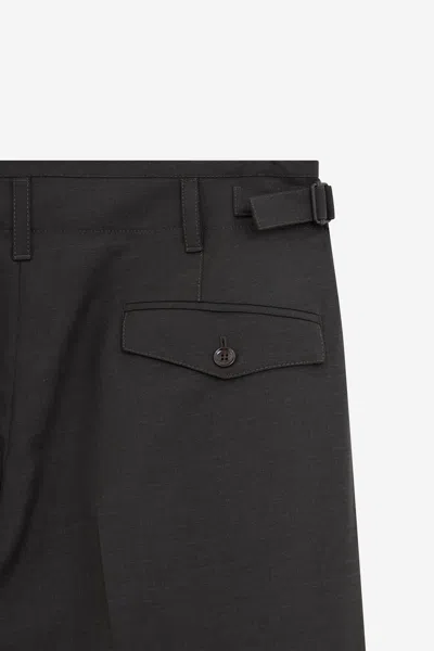 Lemaire Pleated Pants In Blue