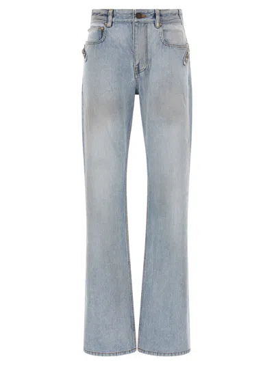 Balenciaga Urban Denim Trousers Five-pocket Design In Blue
