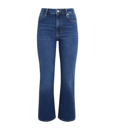 Frame High-waisted Straight-leg Jeans In Brown