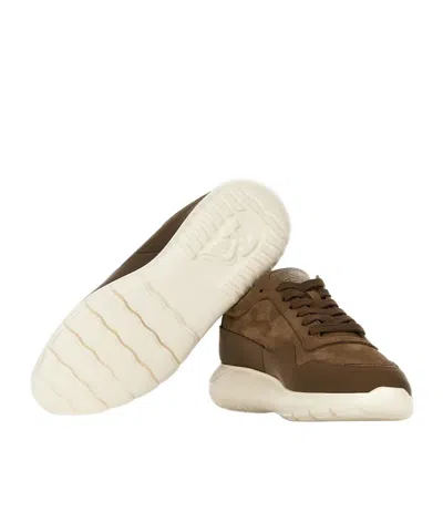 Hogan Interactive 3 Sneakers In Brown
