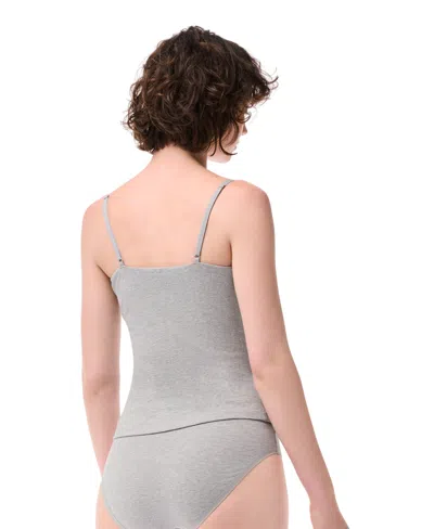 Gap Cashsoft Stretch Crop Tank Top In Gray